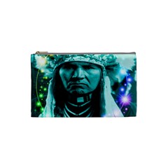 Magical Indian Chief Cosmetic Bag (small) by icarusismartdesigns