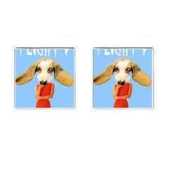 Flighty Cufflinks (square) by AnimalsLol