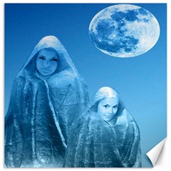 Full Moon Rising Canvas 20  X 20  (unframed) by icarusismartdesigns