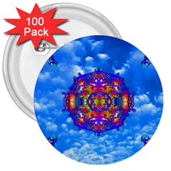 Sky Horizon 3  Button (100 Pack) by icarusismartdesigns