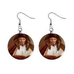 Anonymous Reading Mini Button Earrings by AnonMart