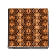 Faux Animal Print Pattern Memory Card Reader With Storage (square) by GardenOfOphir