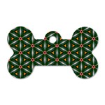 Cute Pretty Elegant Pattern Dog Tag Bone (Two Sided) Back
