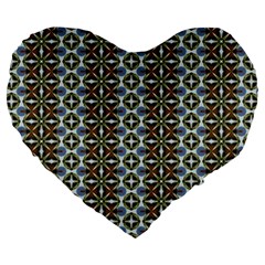 Cute Pretty Elegant Pattern 19  Premium Heart Shape Cushion by GardenOfOphir