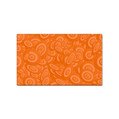 Orange Abstract 45s Sticker 10 Pack (rectangle) by StuffOrSomething