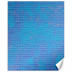Textured Blue & Purple Abstract Canvas 11  X 14  (unframed) by StuffOrSomething
