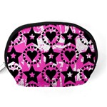 Star And Heart Pattern Accessory Pouch (Medium) Back