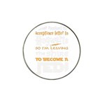 Howarts Letter Golf Ball Marker (for Hat Clip) Front