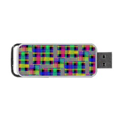 Doodle Pattern Freedom Black Portable Usb Flash (one Side) by ImpressiveMoments