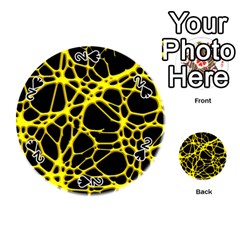 Hot Web Yellow Playing Cards 54 (round)  by ImpressiveMoments