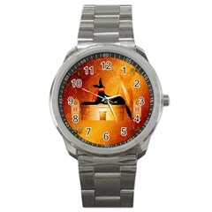 Anubis, Ancient Egyptian God Of The Dead Rituals  Sport Metal Watches by FantasyWorld7