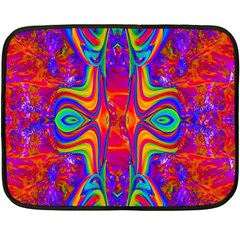 Abstract 1 Double Sided Fleece Blanket (mini)  by icarusismartdesigns