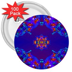 Abstract 2 3  Buttons (100 Pack)  by icarusismartdesigns