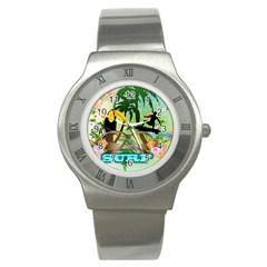 Surfing Stainless Steel Watches by FantasyWorld7