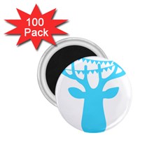 Party Deer With Bunting 1 75  Magnets (100 Pack)  by CraftyLittleNodes