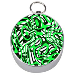 Ribbon Chaos Green Silver Compasses by ImpressiveMoments