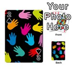 All Over Hands Playing Cards 54 Designs  Front - Spade2
