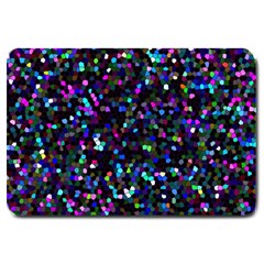 Glitter 1 Large Doormat  by MedusArt