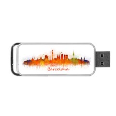 Barcelona City Art Portable Usb Flash (two Sides) by hqphoto
