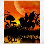 Beautiful Unicorn Silhouette In The Sunset Canvas 20  x 24   19.57 x23.15  Canvas - 1