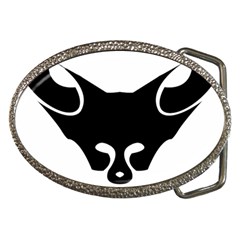 Black Fox Logo Belt Buckles by carocollins