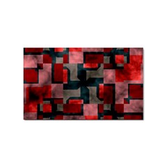 Textured Shapes Sticker Rectangular (100 Pack) by LalyLauraFLM