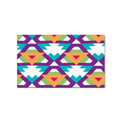 Triangles And Other Shapes Pattern Sticker Rectangular (10 Pack) by LalyLauraFLM