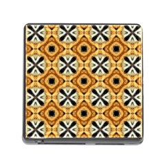 Faux Animal Print Pattern Memory Card Reader (square) by GardenOfOphir