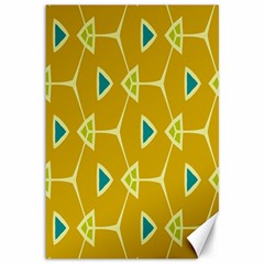 Connected Triangles			canvas 12  X 18  by LalyLauraFLM