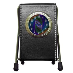 Eye Of The Galactic Storm Pen Holder Desk Clocks by StuffOrSomething