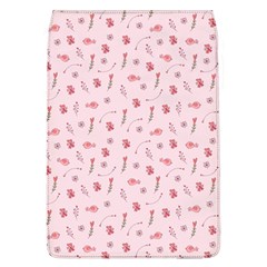 Cute Pink Birds And Flowers Pattern Flap Covers (l)  by TastefulDesigns