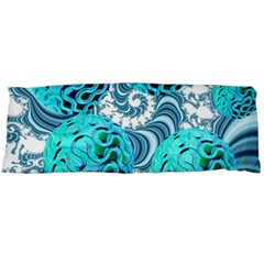 Teal Sea Forest, Abstract Underwater Ocean Body Pillow Case (dakimakura) by DianeClancy