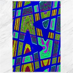 Bright Blue Mod Pop Art  Canvas 12  X 18   by BrightVibesDesign