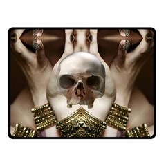 Skull Magic Double Sided Fleece Blanket (small)  by icarusismartdesigns