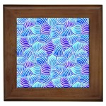 Blue And Purple Glowing Framed Tiles Front