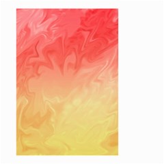 Ombre Orange Yellow Small Garden Flag (two Sides) by BrightVibesDesign