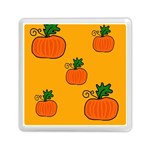 Thanksgiving pumpkins pattern Memory Card Reader (Square)  Front