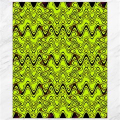 Yellow Wavey Squiggles Canvas 11  X 14   by BrightVibesDesign