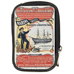 Vintage Advertisement British Navy Marine Typography Compact Camera Cases by yoursparklingshop