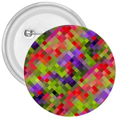 Colorful Mosaic 3  Buttons by DanaeStudio