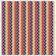 Colorful Chevron Retro Pattern Canvas 12  X 12   by DanaeStudio