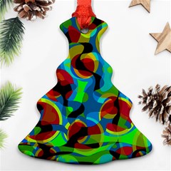 Colorful Smoothie  Ornament (christmas Tree) by Valentinaart