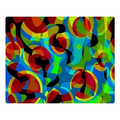 Colorful Smoothie  Double Sided Flano Blanket (large)  by Valentinaart