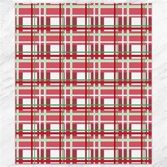 Red Plaid Pattern Canvas 8  X 10  by Valentinaart