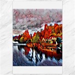 River Teme Ludlow Graffiti Canvas 20  x 30  (Unframed) 19.62 x28.9  Canvas - 1