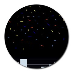 Night Round Mousepads by Moma