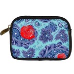 Red pearled roses Digital Camera Cases Front