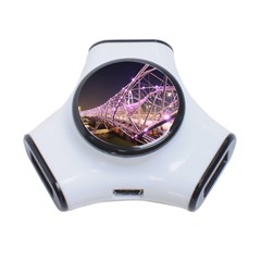 Helixbridge Bridge Lights Night 3-port Usb Hub by Amaryn4rt