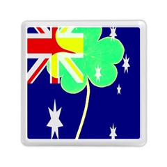Irish Australian Australia Ireland Shamrock Funny St Patrick Flag Memory Card Reader (square)  by yoursparklingshop