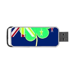 Irish Shamrock New Zealand Ireland Funny St Patrick Flag Portable Usb Flash (two Sides) by yoursparklingshop